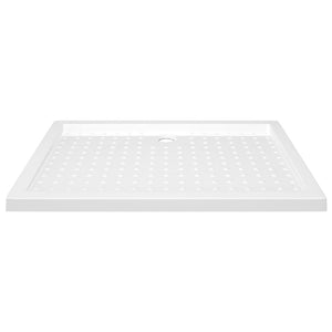 vidaXL Anti-Slip Shower Tray White 70x100x4 cm ABS