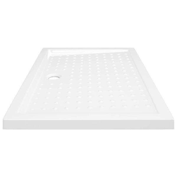 vidaXL Anti-Slip Shower Tray White 70x100x4 cm ABS