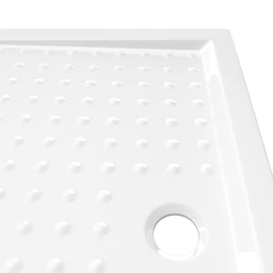 vidaXL Anti-Slip Shower Tray White 70x100x4 cm ABS