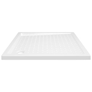 vidaXL Shower Tray Anti-Slip White 80x80x4 cm ABS