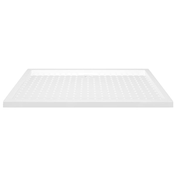 vidaXL Shower Tray Anti-Slip White 80x120x4 cm ABS