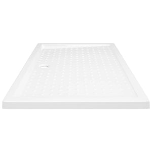 vidaXL Shower Tray Anti-Slip White 80x120x4 cm ABS