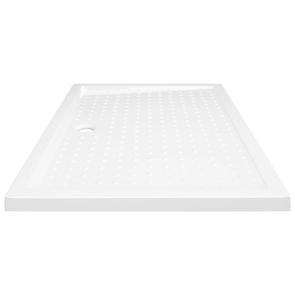 vidaXL Shower Tray Anti-Slip White 80x120x4 cm ABS