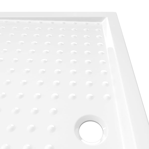 vidaXL Shower Tray Anti-Slip White 80x120x4 cm ABS