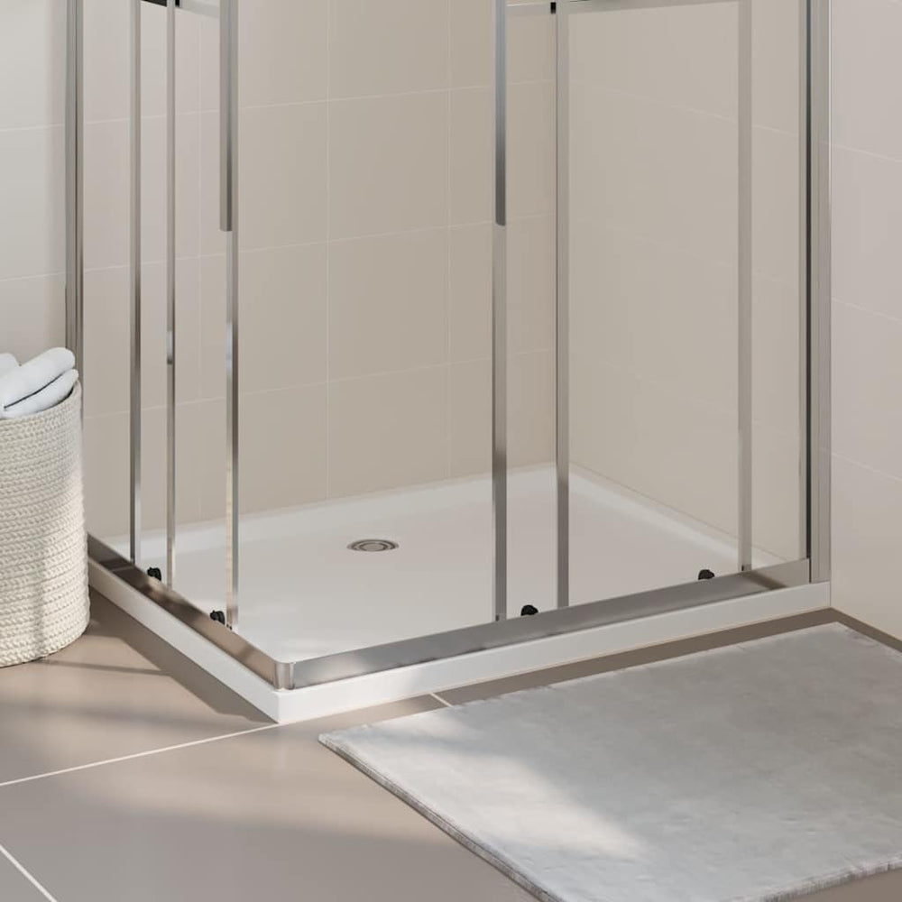 vidaXL Shower Tray ABS Rectangular 80x100 cm