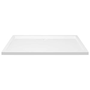 vidaXL ABS Rectangular Shower Tray White 70x120 cm