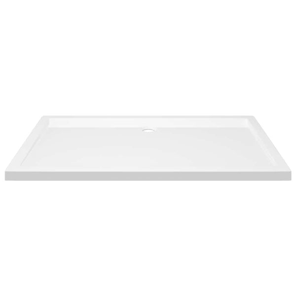 vidaXL ABS Rectangular Shower Tray White 70x120 cm