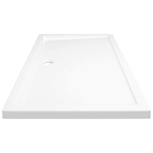 vidaXL ABS Rectangular Shower Tray White 70x120 cm