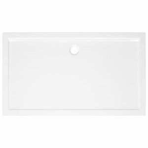 vidaXL ABS Rectangular Shower Tray White 70x120 cm