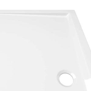 vidaXL ABS Rectangular Shower Tray White 70x120 cm