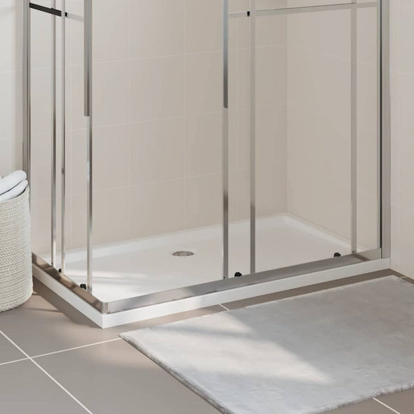vidaXL ABS Rectangular Shower Tray White 70x120 cm