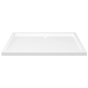 vidaXL Shower Tray ABS Rectangular White 70x100 cm