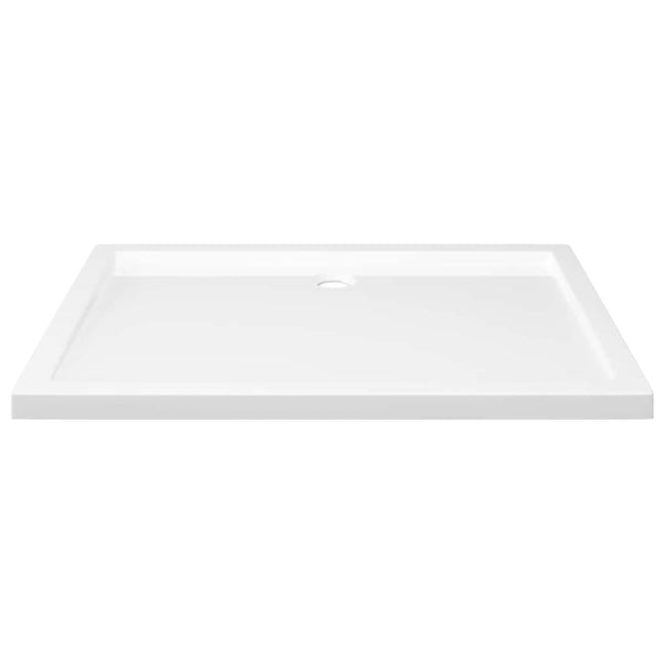 vidaXL Shower Tray ABS Rectangular White 70x100 cm