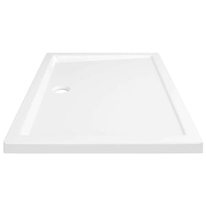 vidaXL Shower Tray ABS Rectangular White 70x100 cm