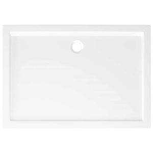 vidaXL Shower Tray ABS Rectangular White 70x100 cm