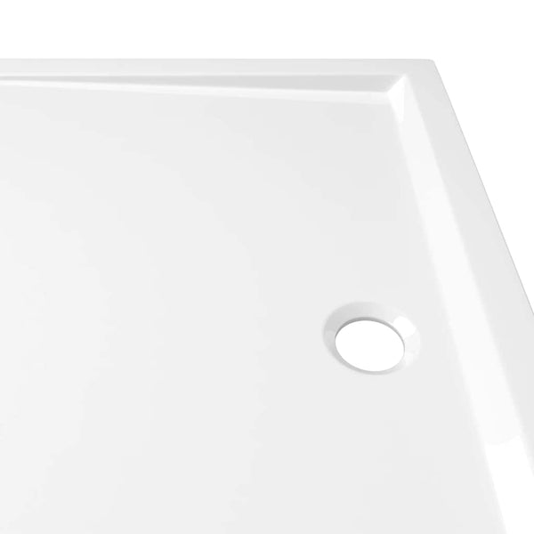 vidaXL Shower Tray ABS Rectangular White 70x100 cm