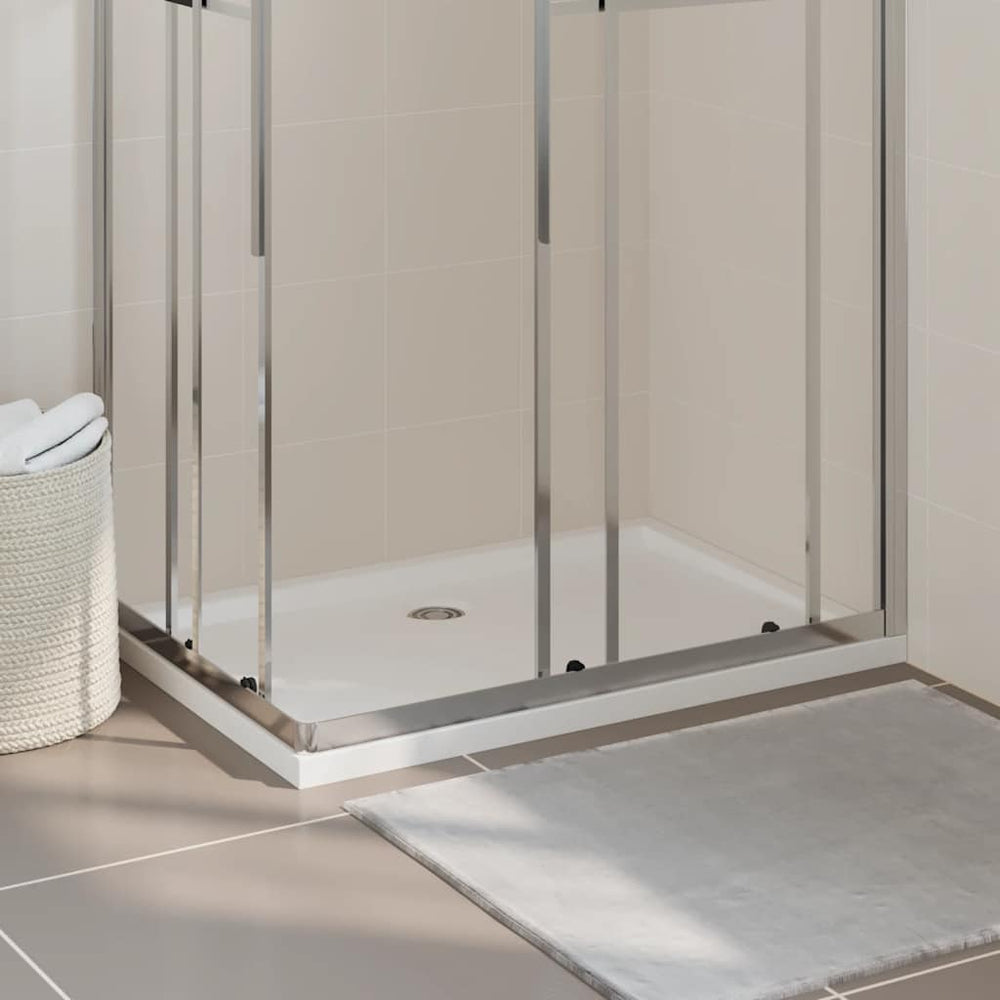 vidaXL Shower Tray ABS Rectangular White 70x100 cm