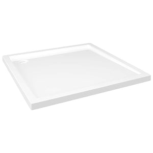 vidaXL Shower Tray ABS Square White 80x80 cm