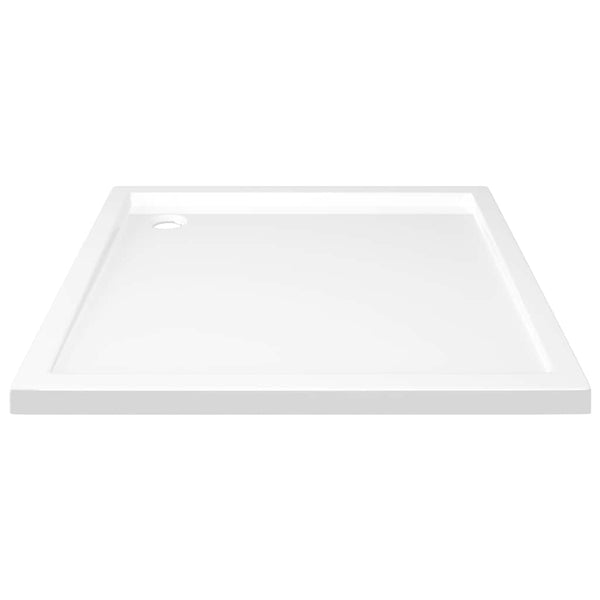 vidaXL Shower Tray ABS Square White 80x80 cm