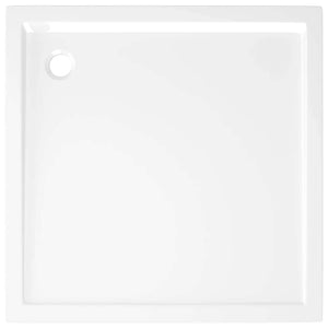 vidaXL Shower Tray ABS Square White 80x80 cm