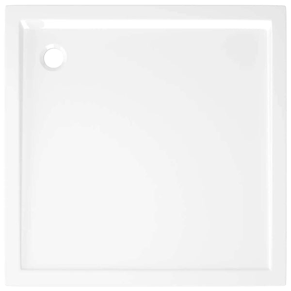 vidaXL Shower Tray ABS Square White 80x80 cm
