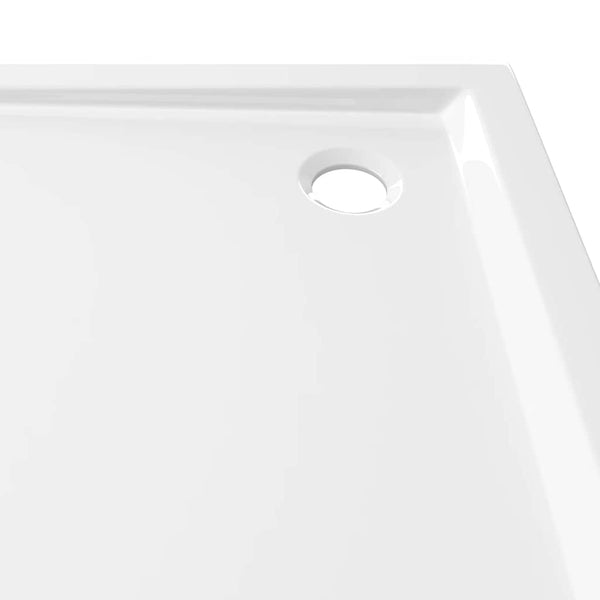 vidaXL Shower Tray ABS Square White 80x80 cm