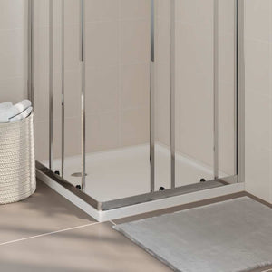 vidaXL Shower Tray ABS Square White 80x80 cm