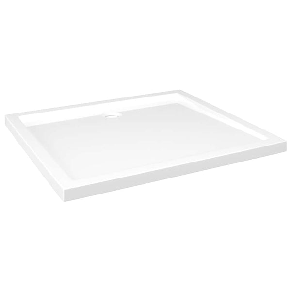 Duschtasse ABS Rechteckig Weiß 80x90 cm