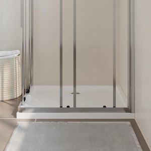 Duschtasse ABS Rechteckig Weiß 80x90 cm