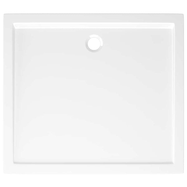 Duschtasse ABS Rechteckig Weiß 80x90 cm