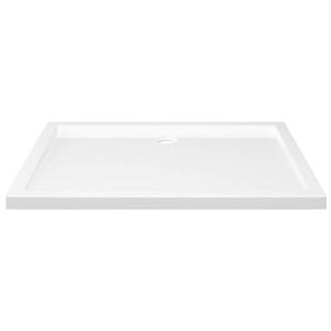Duschtasse ABS Rechteckig Weiß 80x110 cm