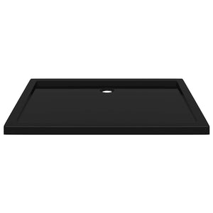 Duschtasse ABS Rechteckig Schwarz 70x100 cm