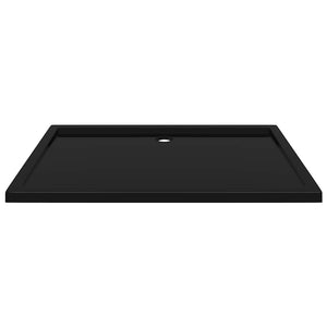 Duschtasse ABS Rechteckig Schwarz 80x120 cm