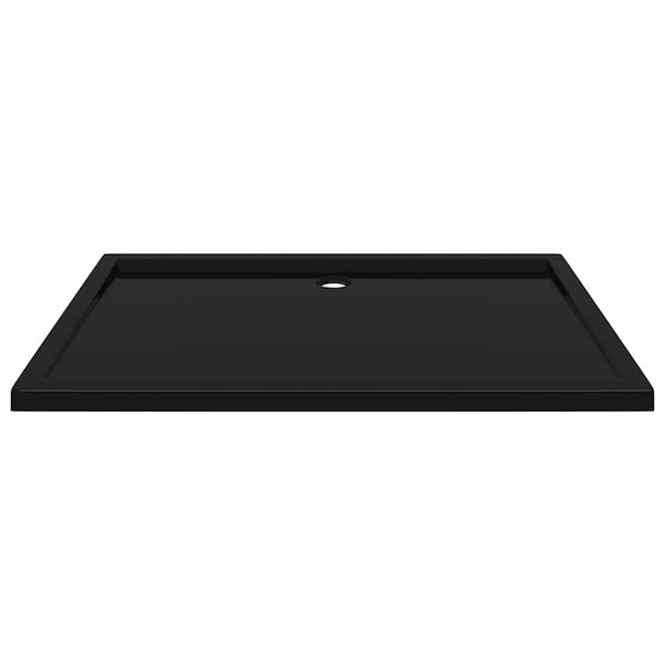 Duschtasse ABS Rechteckig Schwarz 80x120 cm