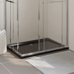 Duschtasse ABS Rechteckig Schwarz 80x120 cm