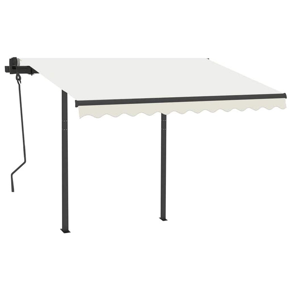 vidaXL Awning Support Poles Anthracite 300x245 cm Iron