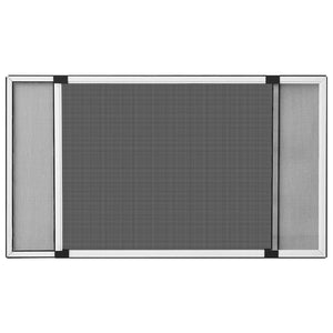 vidaXL Extendable Insect Screen for Windows White (75-143)x50 cm