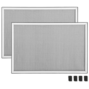 vidaXL Extendable Insect Screen for Windows White (75-143)x50 cm