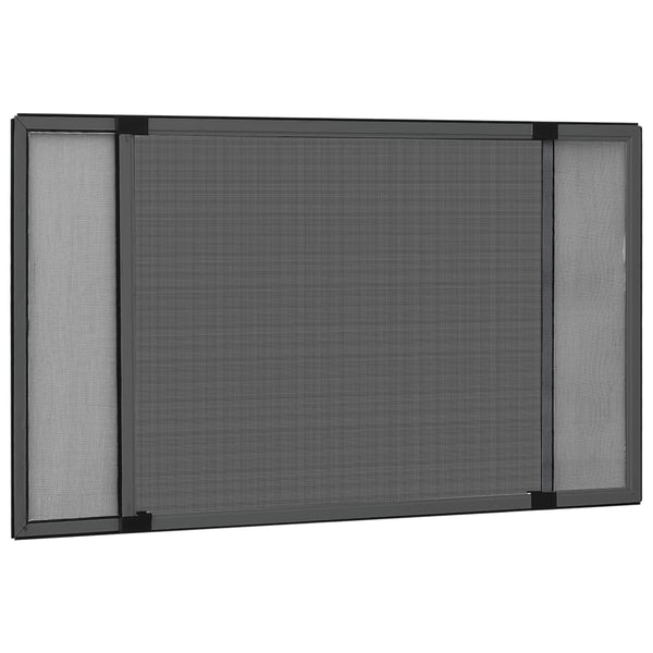 vidaXL Extendable Insect Screen for Windows Anthracite (75-143)x50cm