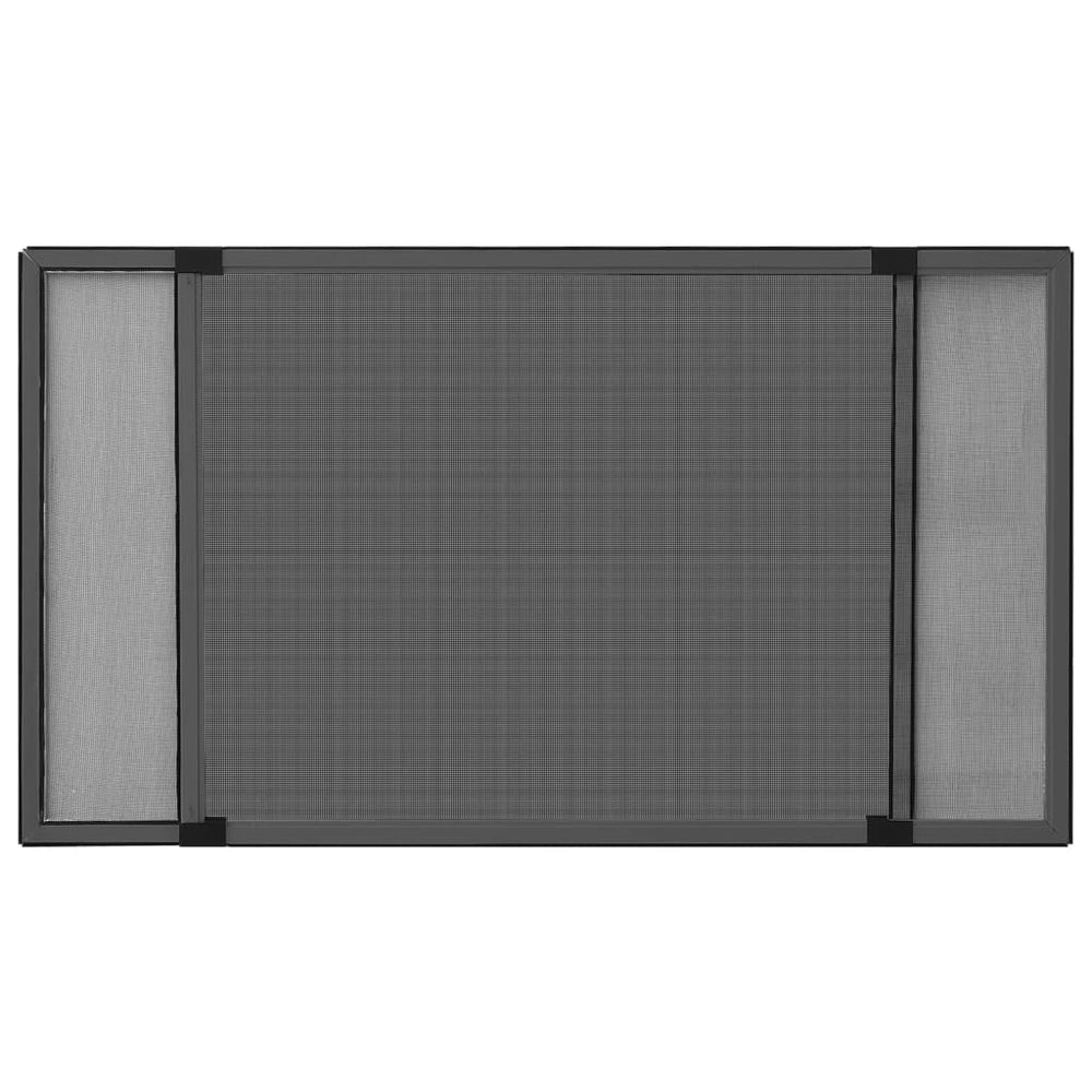 vidaXL Extendable Insect Screen for Windows Anthracite (75-143)x50cm