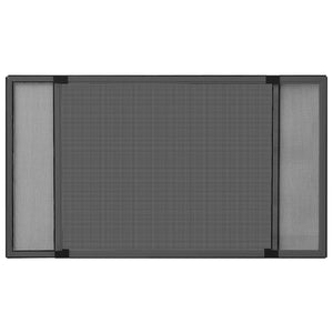 vidaXL Extendable Insect Screen for Windows Anthracite (75-143)x50cm