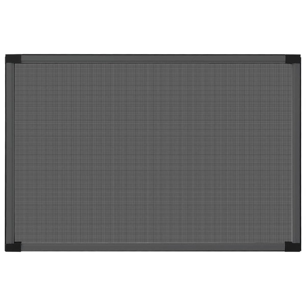 vidaXL Extendable Insect Screen for Windows Anthracite (75-143)x50cm