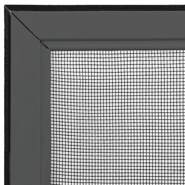 vidaXL Extendable Insect Screen for Windows Anthracite (75-143)x50cm