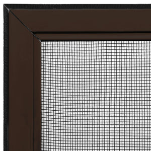 vidaXL Extendable Window Insect Screen Brown (100-193)x75 cm