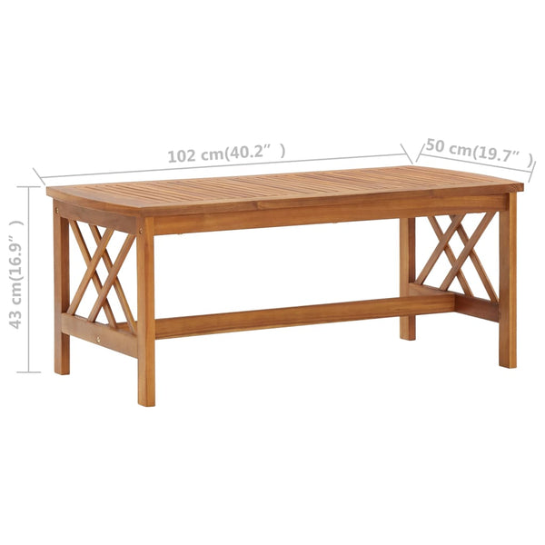 vidaXL 5-piece Garden Lounge Set Solid Acacia Wood