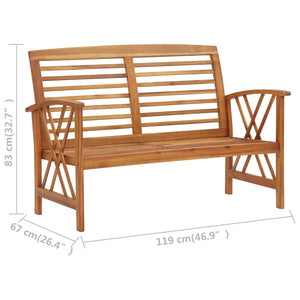 vidaXL 5-piece Garden Lounge Set Solid Acacia Wood