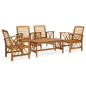 vidaXL 5-piece Garden Lounge Set Solid Acacia Wood