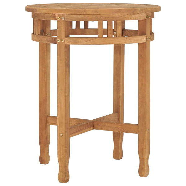 vidaXL Bistro Table Ø60x60 cm Solid Teak Wood