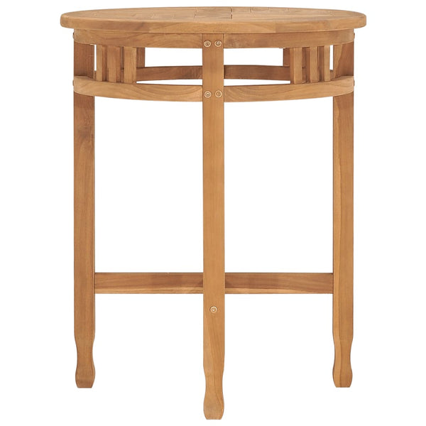 vidaXL Bistro Table Ø60x60 cm Solid Teak Wood