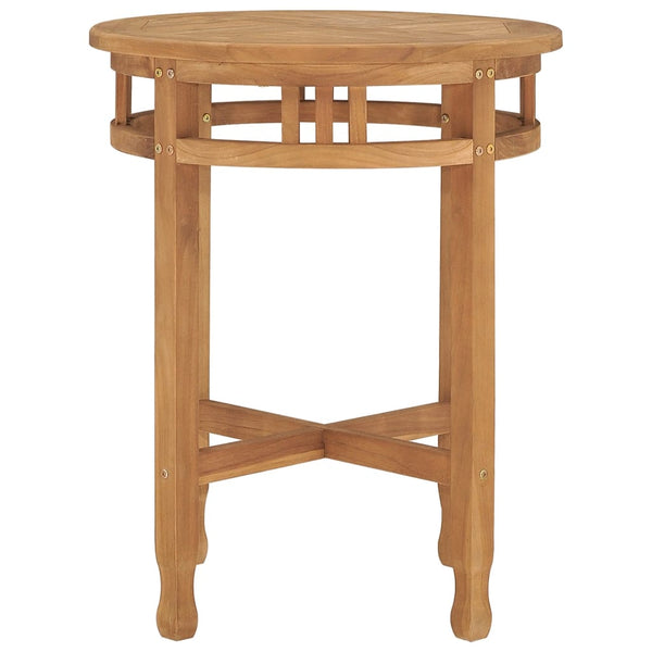 vidaXL Bistro Table Ø60x60 cm Solid Teak Wood